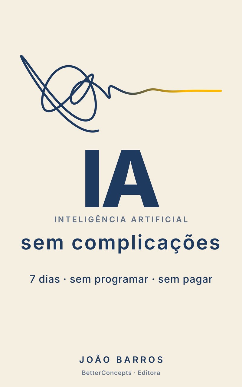 Capa do livro IA Sem Complicações, de João Barros